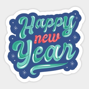 Happy New Year Sticker